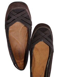 FALL SALE! Natural Soul by Naturalizer Brown Suede 10 W